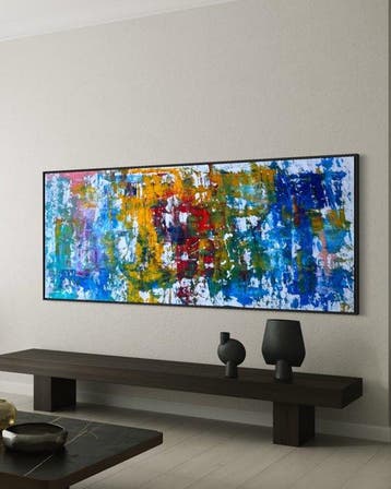 Alberto Stocco - Abstract, Antiek en Kunst, Kunst | Schilderijen | Modern