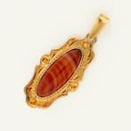 Pendentif - 14 carats Or jaune - Agaat