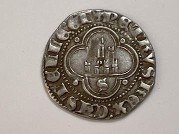 Koninkrijk Castilië. Pedro I (1357-1367). ½ Real Sevilla.