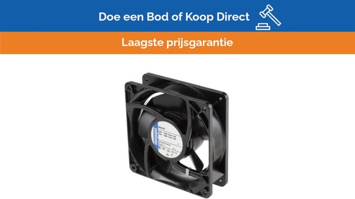 Bieden: EBM papst AC ventilator square 4650NU, Watersport en Boten, Bootonderdelen, Ophalen of Verzenden