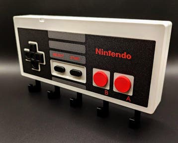My own creation - Nes - Retro NES Controller Key Holder – 3D, Nieuw
