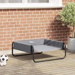 vidaXL Hondenbed Lichtgrijs 70 x 70 x 28,5 cm Staal, Verzenden, Nieuw