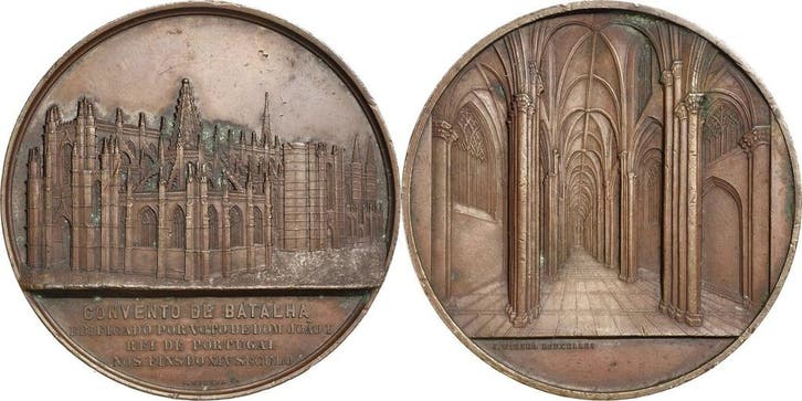 Brons medaille ohne Jahr (1853) Portugal-medaille, Postzegels en Munten, Munten | Europa | Niet-Euromunten, België, Verzenden