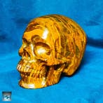 Sculpture de crâne humain, faite à la main sur cristal de, Antiquités & Art