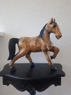 Beeld, Paard - 34 cm - Hout, Antiek en Kunst