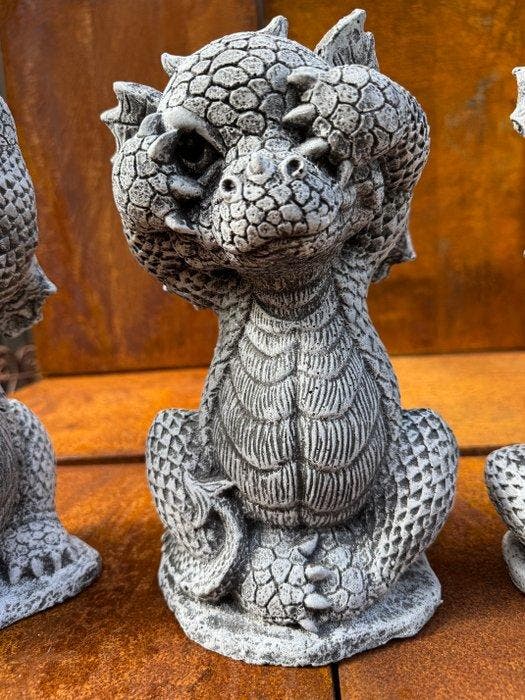 Toby (XX) - Sculptuuur voor buiten, Horen, Zien en Zwijgen –, Antiek en Kunst, Curiosa en Brocante