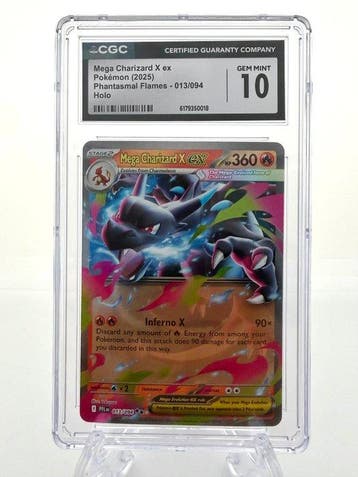 Pokémon - 1 Graded card - Mega Charizard X ex - Phantasmal, Nieuw