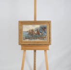 Willem Hendrik van der Nat (1864–1929) - Hooi en geit