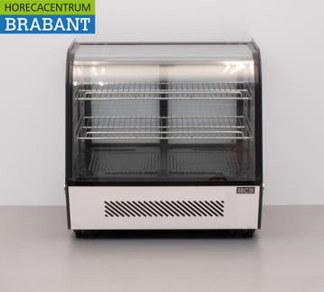 Luxe koelvitrine Gebaksvitrine 120 liter 230V Horeca, Ophalen of Verzenden, Nieuw in verpakking