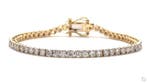 Armband - 14 karaat Geel goud - 4.05ct. tw. Diamant