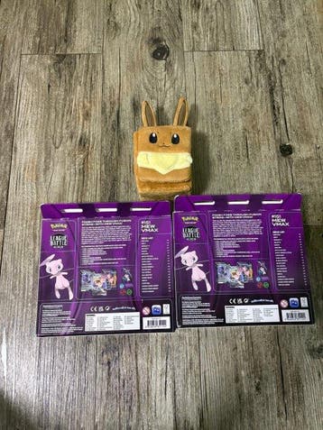 2 Sealed box - Mew Promo card, Full art, Nieuw