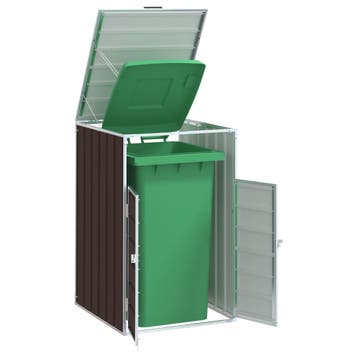 vidaXL Containerberging voor 1 container 72x81x115 cm staal, Doe-het-zelf en Bouw, Verzenden