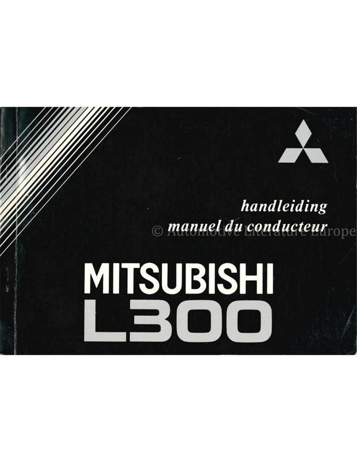 1988 MITSUBISHI L300 INSTRUCTIEBOEKJE NEDERLANDS | FRANS, Autos : Divers, Modes d'emploi & Notices d'utilisation