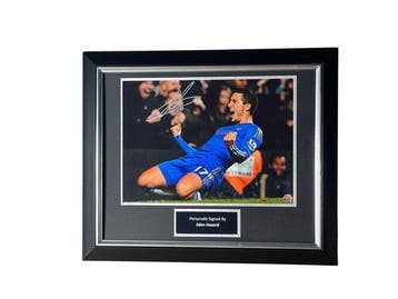 Premier League - Eden Hazard Signed Chelsea Football Photo: