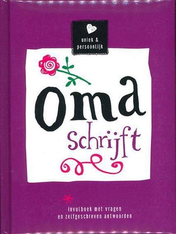 Oma schrijft - Invulboek met vragen en zelfgeschreven, Verzenden, ImageBooks