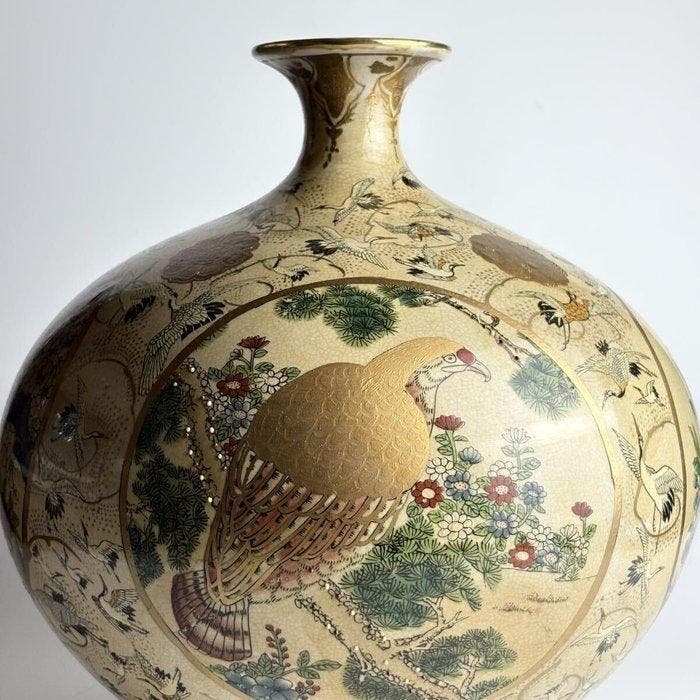 Vaas - Keramiek, Satsuma-porselein - Japan - Imperial, Antiek en Kunst, Antiek | Overige Antiek
