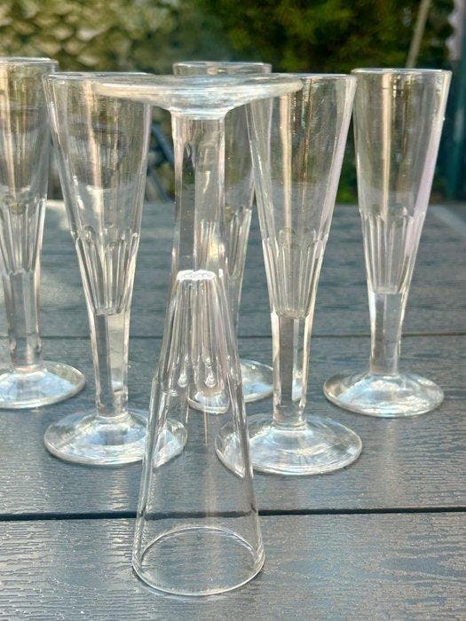 Drinkservies (6) - Kristal, Antiek en Kunst, Antiek | Glaswerk en Kristal