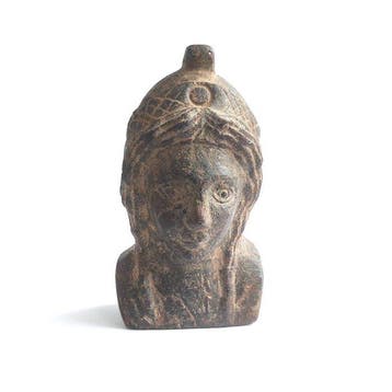 gréco-bactrien Garnet Stone Talisman très rare : perle