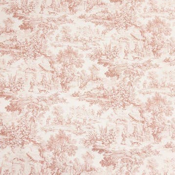 AA194 - Delicaat Toile de Jouy poederkleur - Meubelstof -