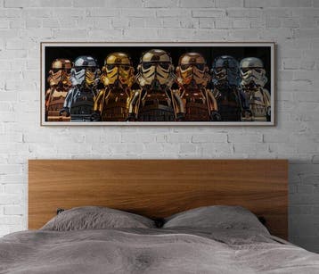 I_KONIQ - Metal stormtroopers XXL 50 x 150 cm, Verzamelen, Nieuw