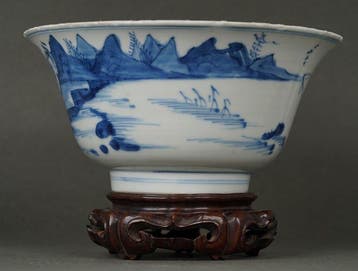 Kangxi (1662-1722) - Kom - Master and Student in Mountainous