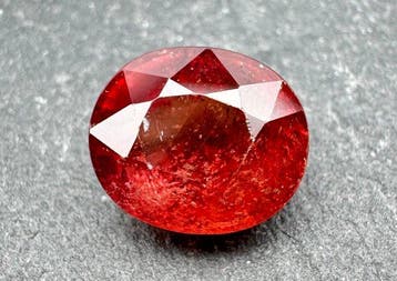 Rouge, Orange Rubis - 6.29 ct - International Gemological, Nieuw