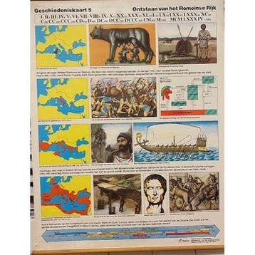 Klassikale kaart Geschiedeniskaart 5, Verzenden