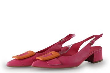 Omoda Slingbacks in maat 39 Roze, Verzenden, Omoda, Zo goed als nieuw, Roze