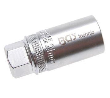 Bgs Technic Bougie-dopsleutel, 1/2 21 mm met veer, Verzenden