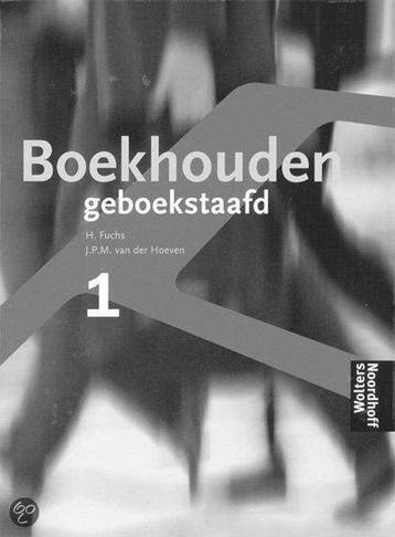 Leerlingenboek 1 Boekhouden geboekstaafd - Fuchs, Verzenden, Nieuw