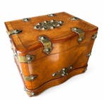 Drankkast - Glas, Messing, Brons, Notenhout, mahonie., Hout,