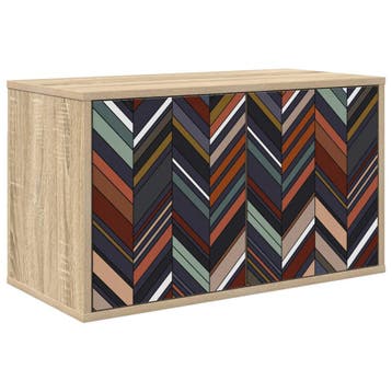 vidaXL Wand gemonteerd TV Kast OMMEN 69 x 33 x 40 cm Sonoma, Verzenden, Nieuw