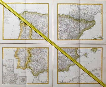 Spanje - [LOT van 4] - Spanje, Portugal, Balearen,