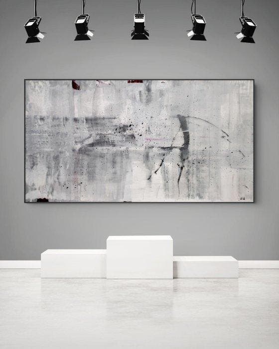 Christoph Prein - Lost In The Rain - XXL, Antiek en Kunst, Kunst | Schilderijen | Modern