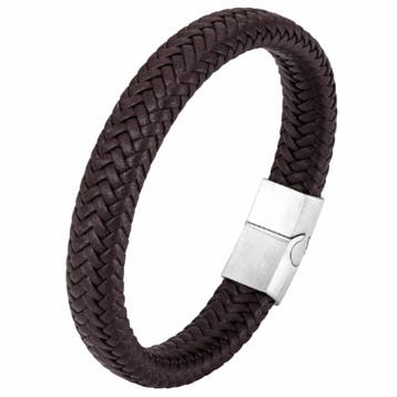 Fako Bijoux - Armband Leer - Gevlochten - Vlecht - Layer, Verzenden