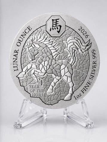 Rwanda et Burundi. 50 RWF 2026 – Lunar Ounce – Year of the
