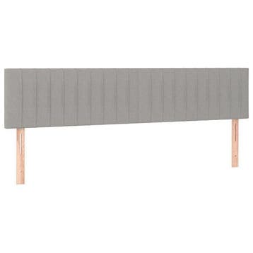 Hoofdbord 160cm lichtgrijs: Stijlvol comfort voor een bod..., Verstelbaar, Verzenden, Klassiek, Zo goed als nieuw