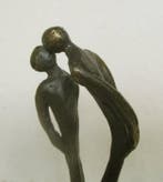Ger van Tankeren - Beeld, De Kus - 13 cm - verbronsd metaal, Antiquités & Art