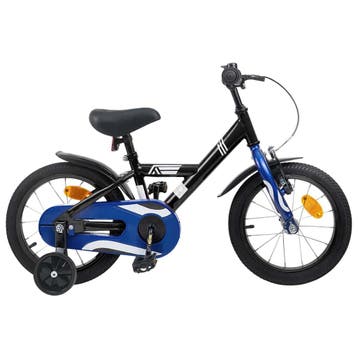 vidaXL Kinderfiets 14 Inch voor 3-5 jaar oud Zwart, Verzenden, Nieuw