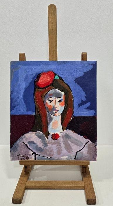 Miquel Torner de Semir (1938) - Retrato interior, Antiquités & Art, Art | Peinture | Classique