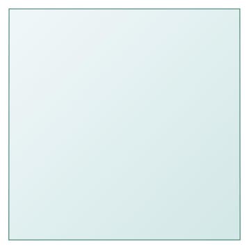 vidaXL Tafelblad 60x60 cm gehard glas transparant, Huis en Inrichting, Verzenden, Nieuw