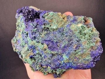 Azurite Et de la malachite, de gros morceaux - Hauteur : 130