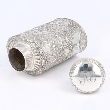 Berthold Müller. Theebus. - Doos - .925 zilver