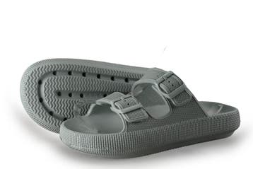 Buwege Slippers in maat 42 Groen, Kleding | Dames, Schoenen, Slippers, Verzenden, Buwege, Zo goed als nieuw