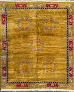 Nepal Art deco - Gereinigd - handgeknoopt - wol - Tapijt -, Huis en Inrichting, Nieuw