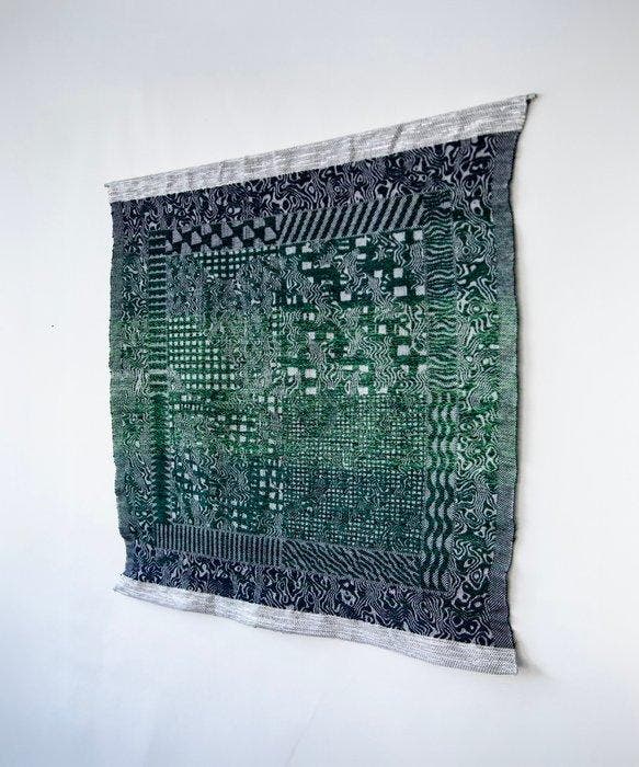 Anna Resei - Wandtapijt - 100 cm - 100 cm, Antiek en Kunst, Kunst | Designobjecten