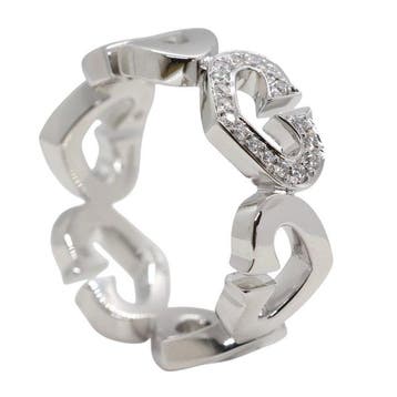 Cartier - Ring - C Heart - 18 karaat Witgoud -