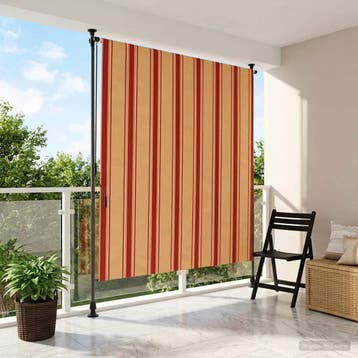 vidaXL Buitenzonwering Rolgordijn Multikleur 100 x 270 cm, Tuin en Terras, Verzenden, Nieuw