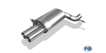 FOX Audi A4/ S4 type B5 quattro einddemper Ø70mm - 2x76 type, Verzenden, Nieuw