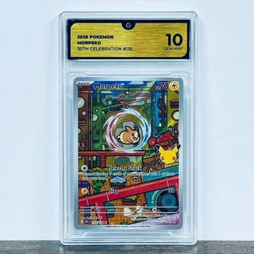 Pokémon Graded card - Morpeko 135 - 30th Anniversary –